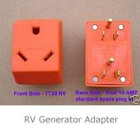 rv generator adapter